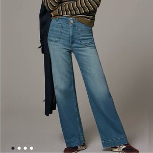 NWOT Maeve The Colette Full-Length Wide-Leg Jeans Anthropologie